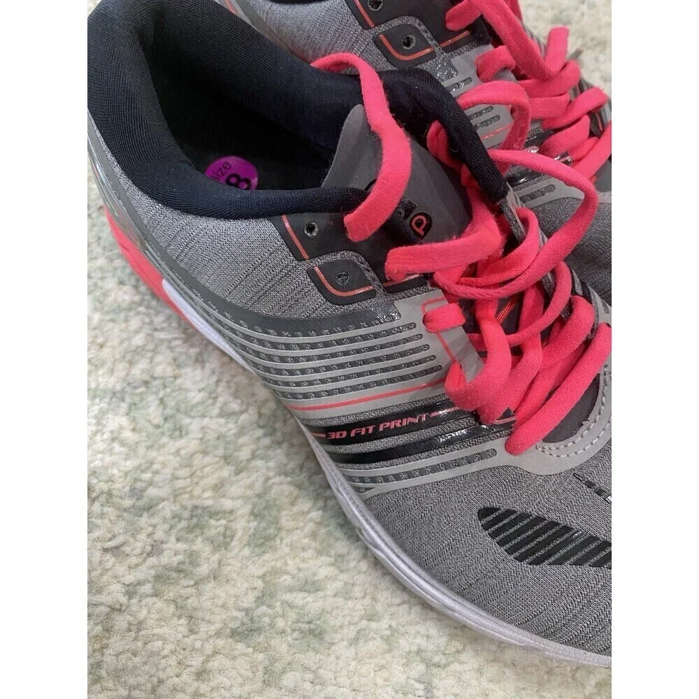Brooks Pure Cadence 6 Womens Running Shoes Size 8M Gray Pink Athletic